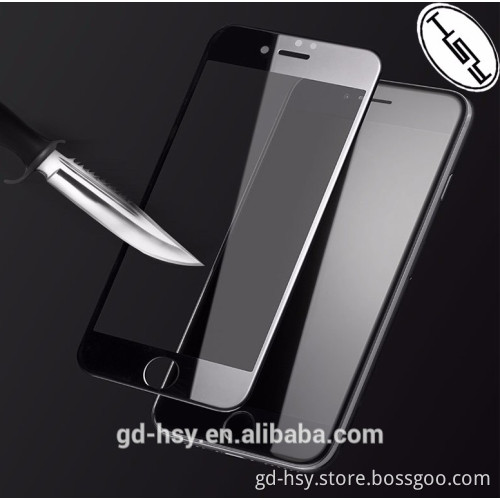 HUYSHE 4d tempered glass screen protector for iphone 6 6s 7 plus 3D glass